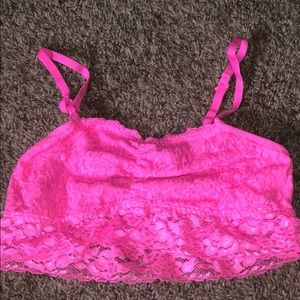 Pink bralette